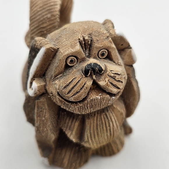 Artesania Rinconada Pekingese Figurine Uruguay Pottery Retired Handcrafted - Picture 2 of 7